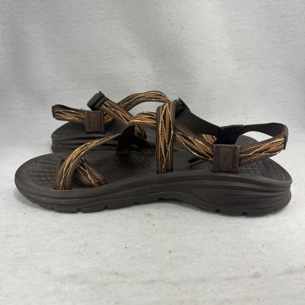 Chaco ZVOLV 2 Sport Water Hiking Sandals Men's Size 11 Gobi Coffee Brown